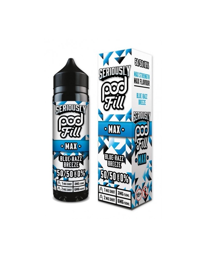 Blue Razz Breeze - Doozy - Seriously Pod Fill Max - 40ml