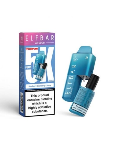 Blueberry Cranberry Cherry - Elfbar AF5000 Rechargable Pod