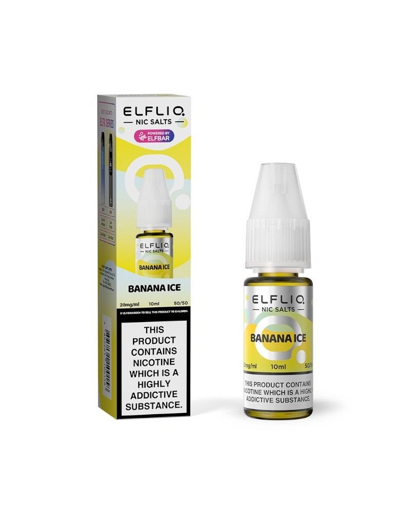 Banana Ice Elfliq Nic Salt 10ml | 4 for £12