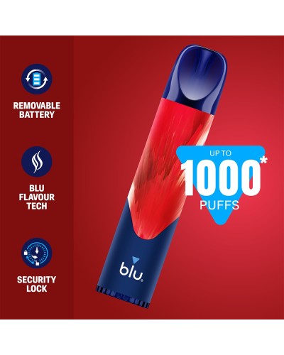 Strawberry Ice Blu Bar 1000 Disposable | 3 for £12