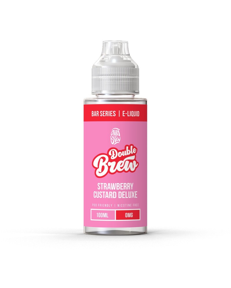 Strawberry Custard Deluxe OHM BREW Double Brew | Buy 2 get 3rd for £1