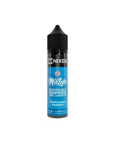 Blueberry Sour Raspberry Mix Labs Longfill by NIXER