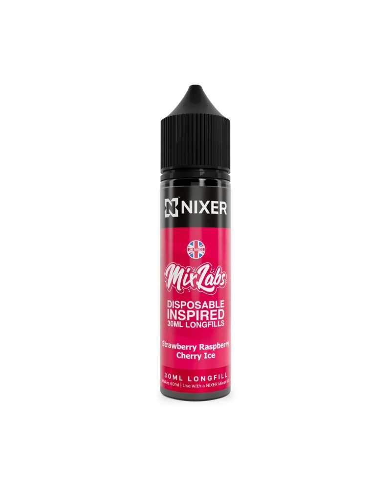 Strawberry Raspberry Cherry Ice Mix Labs Longfill by NIXER