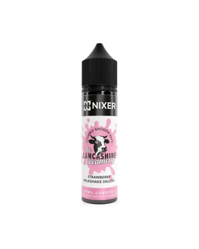 Strawberry Milkshake Deluxe The Lancashire Creamery Longfill by NIXER