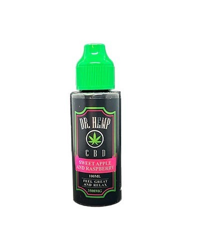 Dr Hemp Sweet Apple & Raspberry CBD 100ml Eliquid