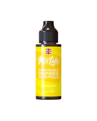 Banana Ice Mix Labs Shortfill 100ml | Buy 2 get 3rd for £1