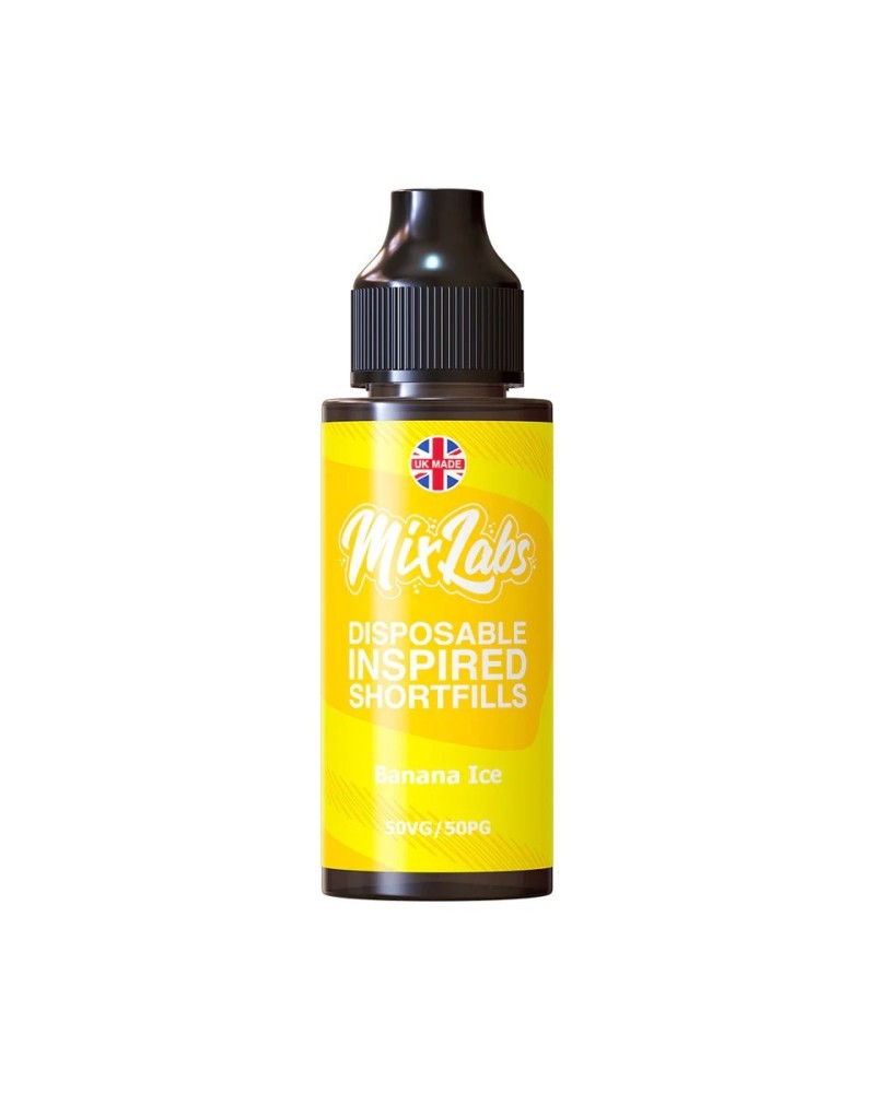 Banana Ice Mix Labs Shortfill 100ml | Buy 2 get 3rd for £1