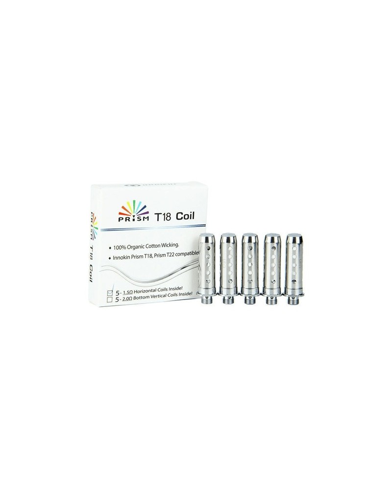 1.5ohm Innokin PRISM T18 COIL 5 PACK