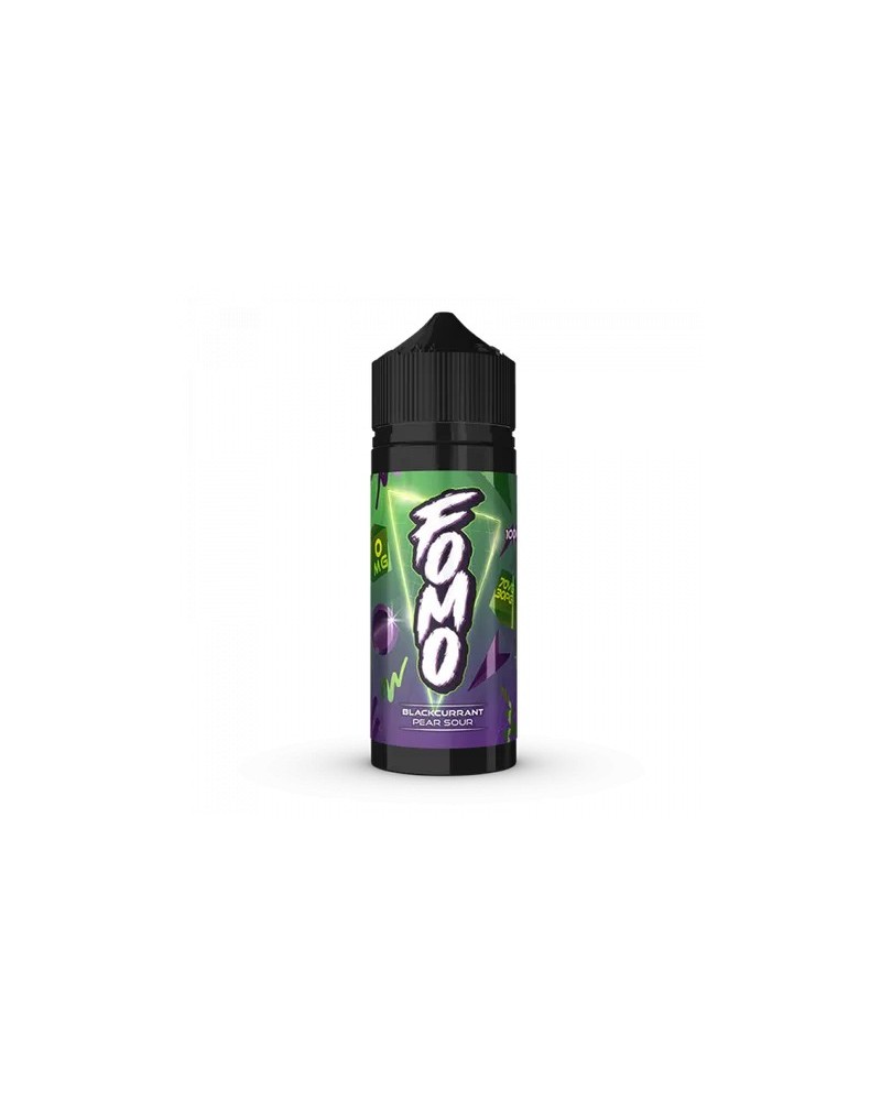 Fomo Blackcurrant pear sour 100ml 70/30 eliquid.