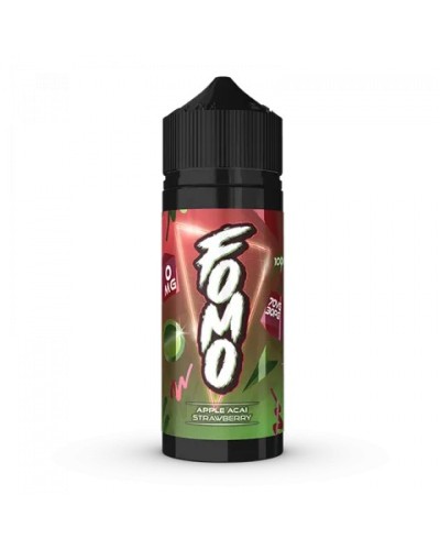 Fomo Apple açai strawberry 100ml 70/30 eliquid.