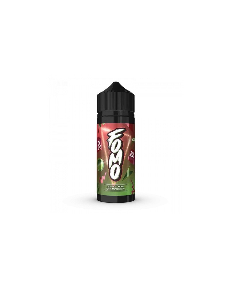 Fomo Apple açai strawberry 100ml 70/30 eliquid.